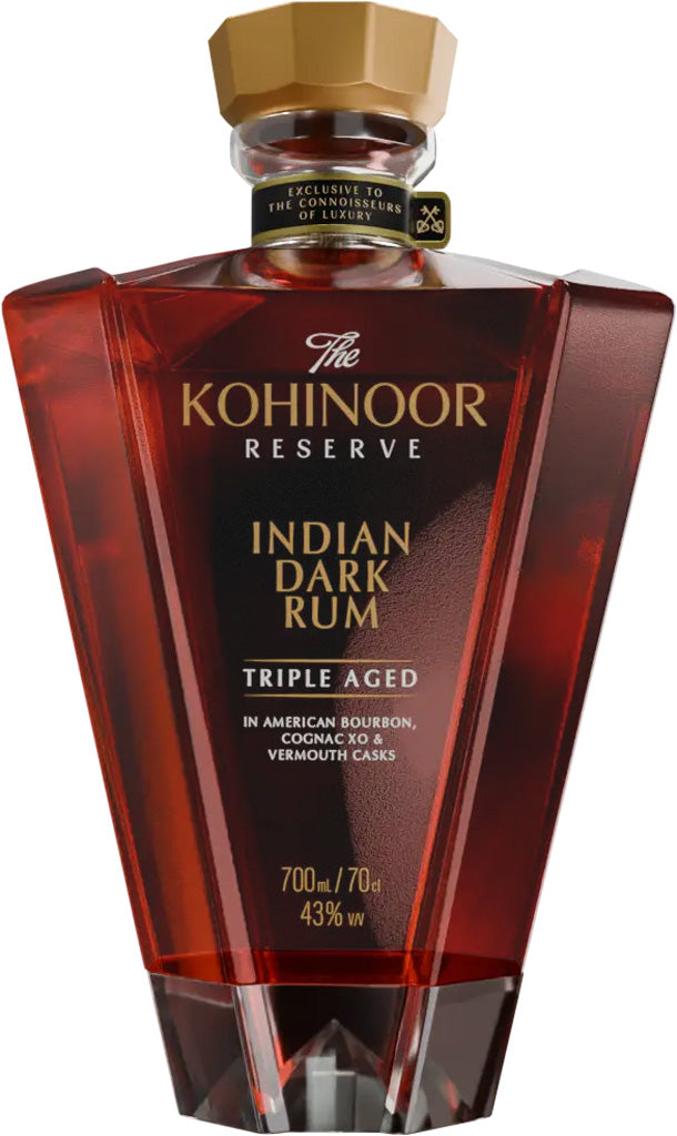 The Kohinoor Reserve Indian Dark Rum 700ml-0