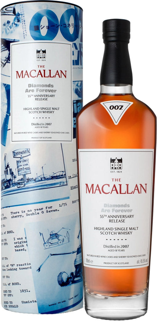 The Macallan Diamonds Are Forever 55th Anniversary 2007 18 Year Old 700ml-0