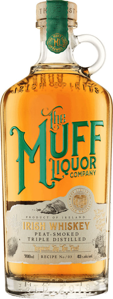 The Muff Liquor Company Irish Peat Smoked Triple Distilled Whiskey 700ml-0
