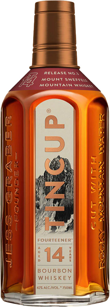 Tin Cup Fourteener 14 Year Old Bourbon Whiskey 750ml-0