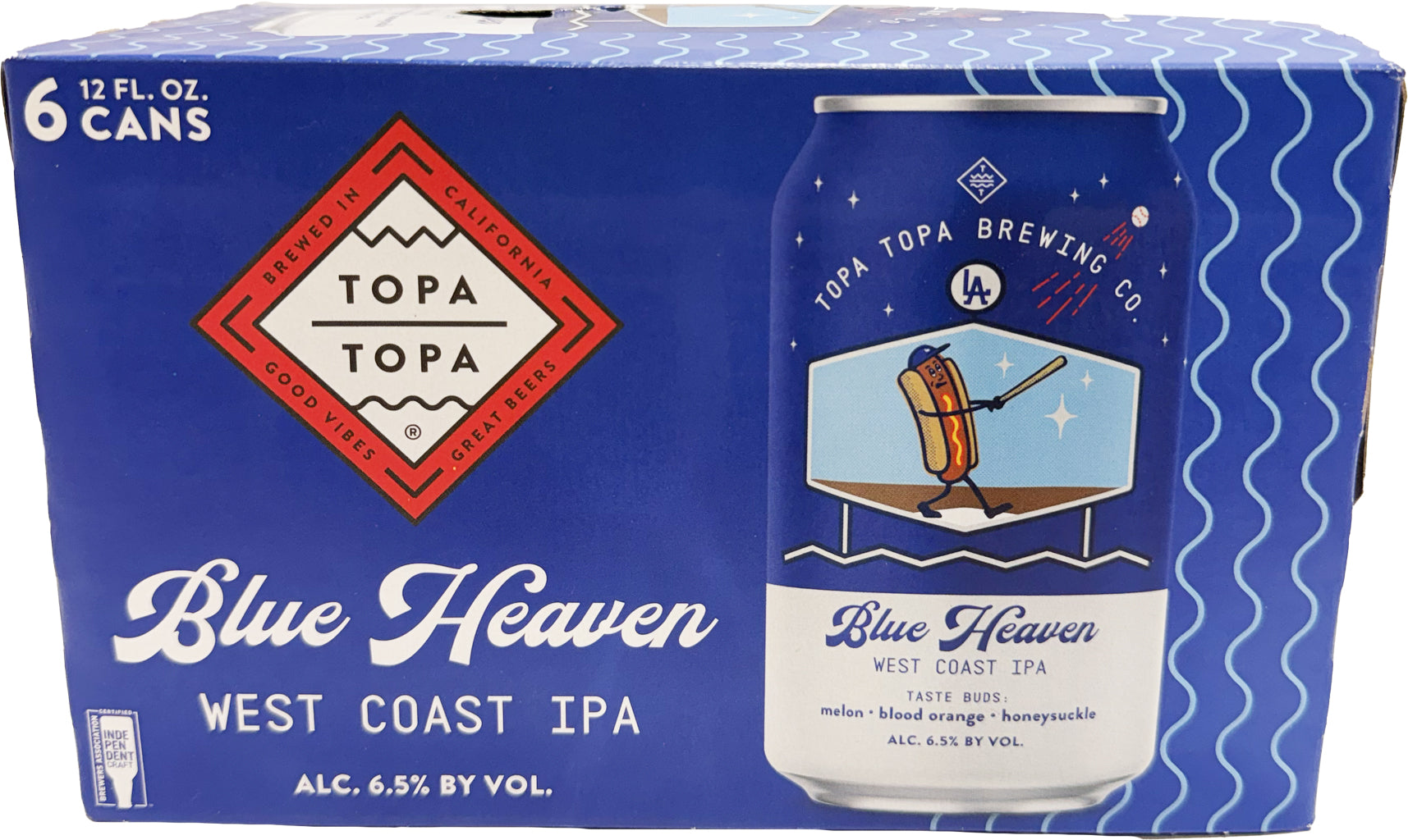 Topa Topa Blue Heaven IPA 6pk Cans-0