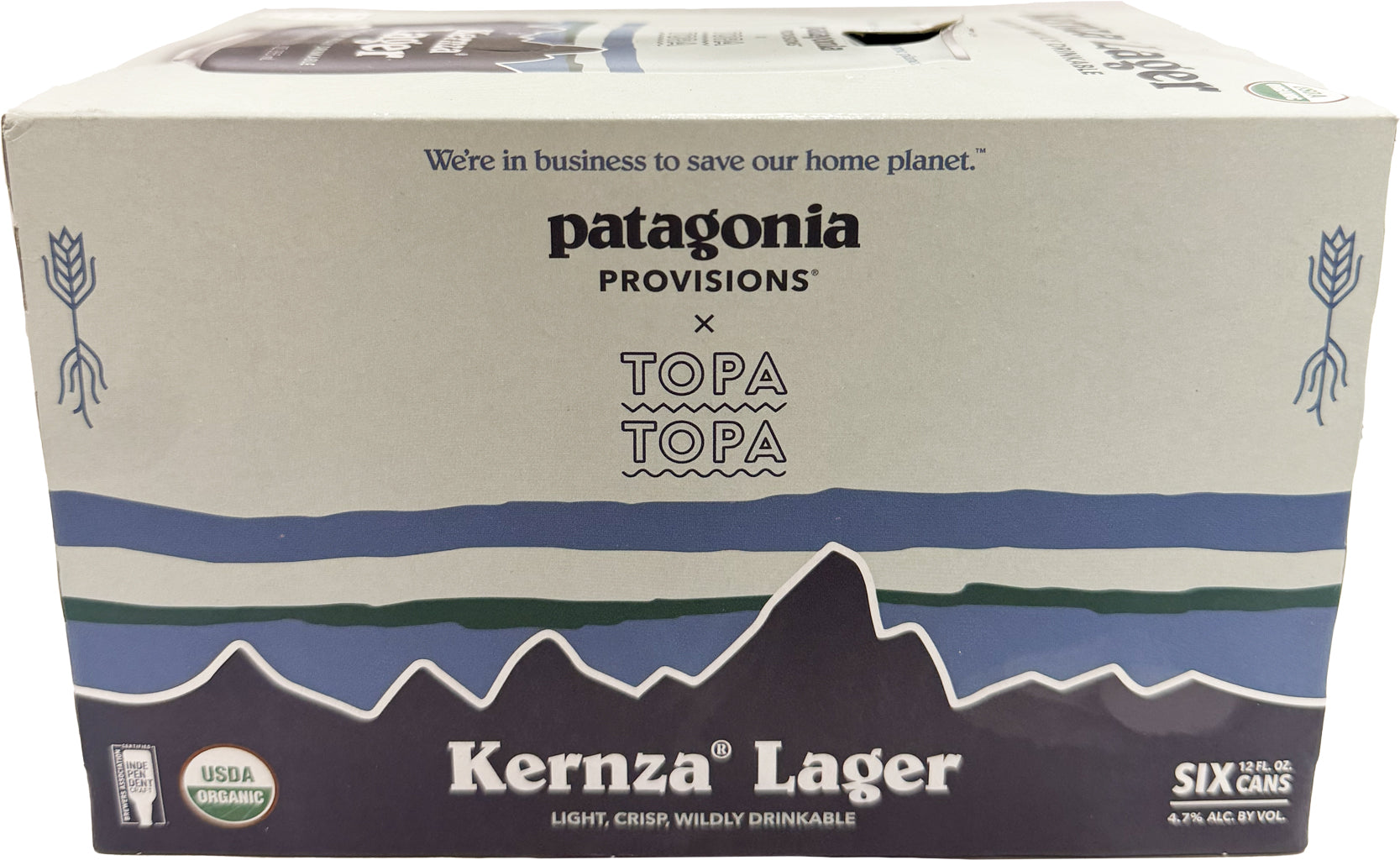 Topa Topa X Patagonia Kernza Lager 6pk Cans-0