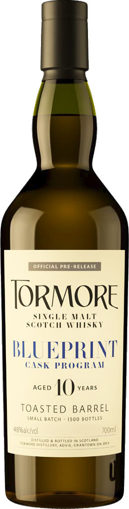Tormore Blueprint Cask Program Toasted Barrel Single Malt Whiskey 10 Year Old 700ml-0