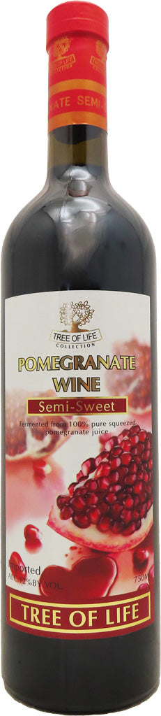 Tree Of Life Pomegranate Semi Sweet Armenian Wine 750ml-0