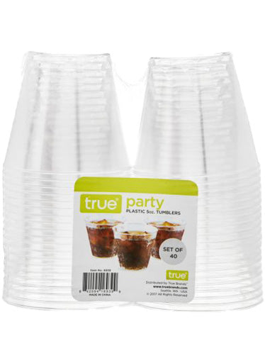 True Plastic 5oz Tumblers 40pk-1