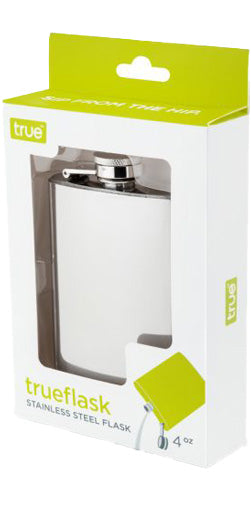 True Stainless Steel Flask 4oz-1