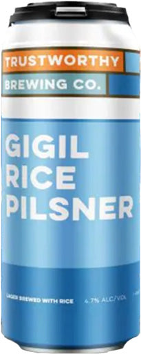 Trustworthy Gigil Rice Lager 16oz Can