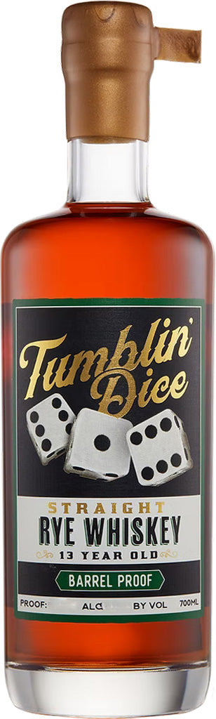 Tumblin Dice Barrel Proof Straight Rye Whiskey 13 Year Old 700ml-0