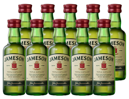 Jameson Irish Whiskey 50ml 10pk – Mission Liquor