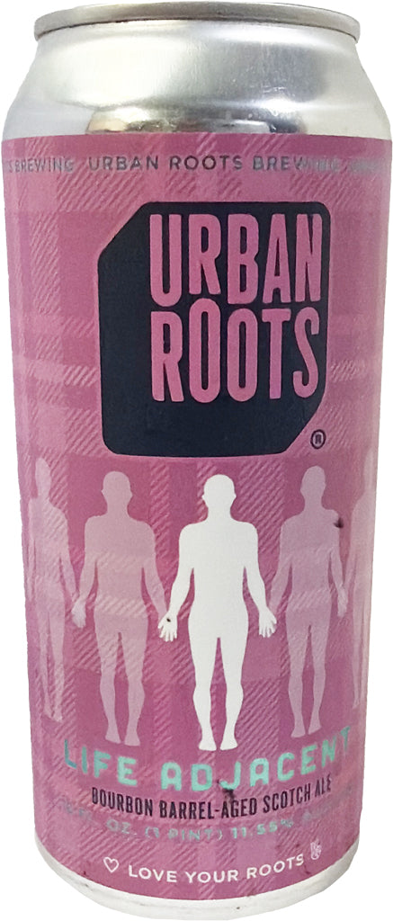 Urban Roots Life Adjacent BBA Scotch Ale 16oz Can-0