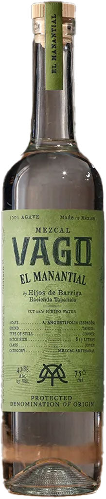Vago Mezcal El Manantial HIjos de Barriga 750ml-0