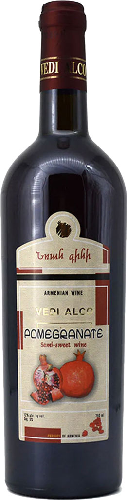 Vedi Alco Pomegranate Semi-Sweet 750ml-0