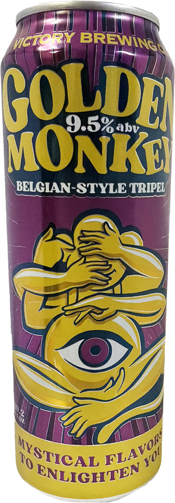 Victory Monkey Golden Monkey 19.2oz Can-0