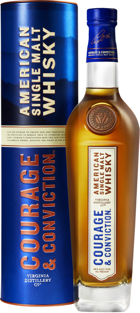 Virginia Distillery Co Courage & Conviction American Single Malt Whisky 750ml-0