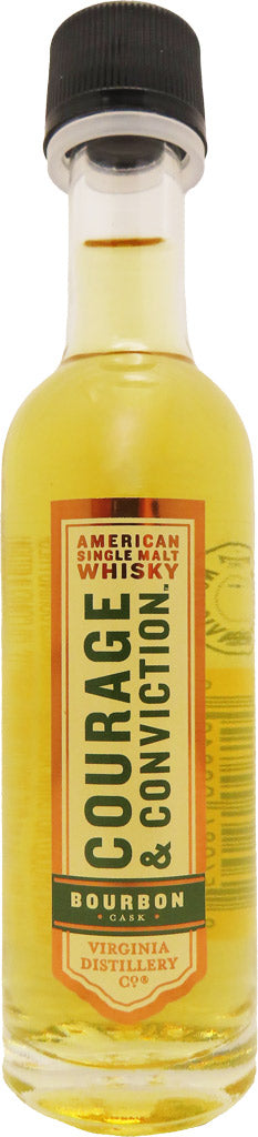 Virginia Distillery Co Courage & Conviction Bourbon Cask American Single Malt Whisky 50ml-0