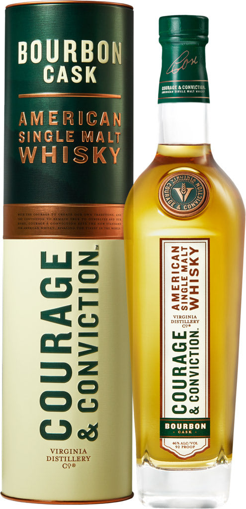 Virginia Distillery Co Courage & Conviction Bourbon Cask American Single Malt Whisky 750ml-0