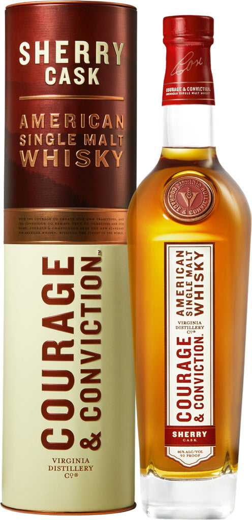 Virginia Distillery Co Courage & Conviction Sherry Cask American Single Malt Whisky 750ml-0