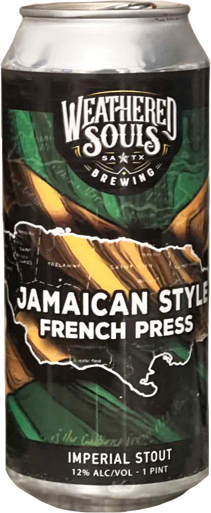 Weathered Souls Jamaican French Press Stout 16oz Can-0
