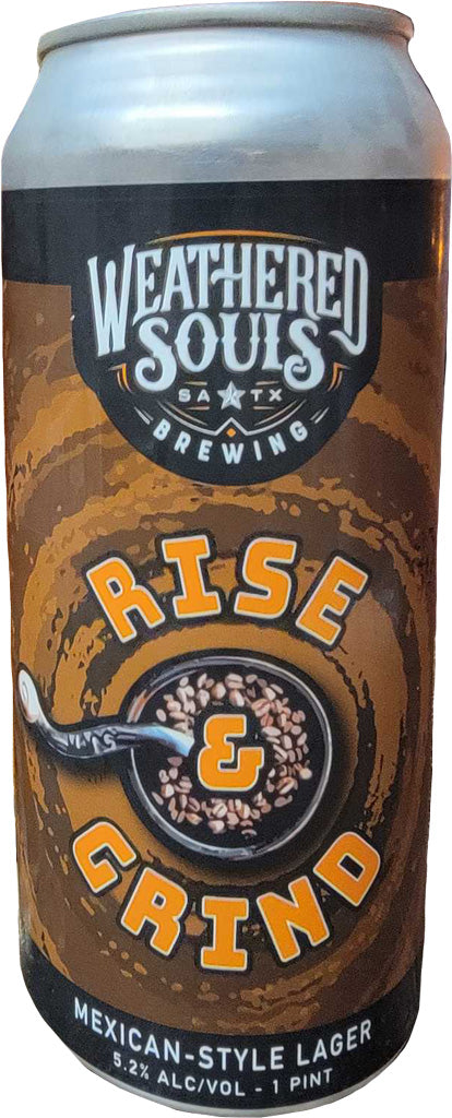 Weathered Souls Rise & Grind Coffee Lager 16oz Can-0