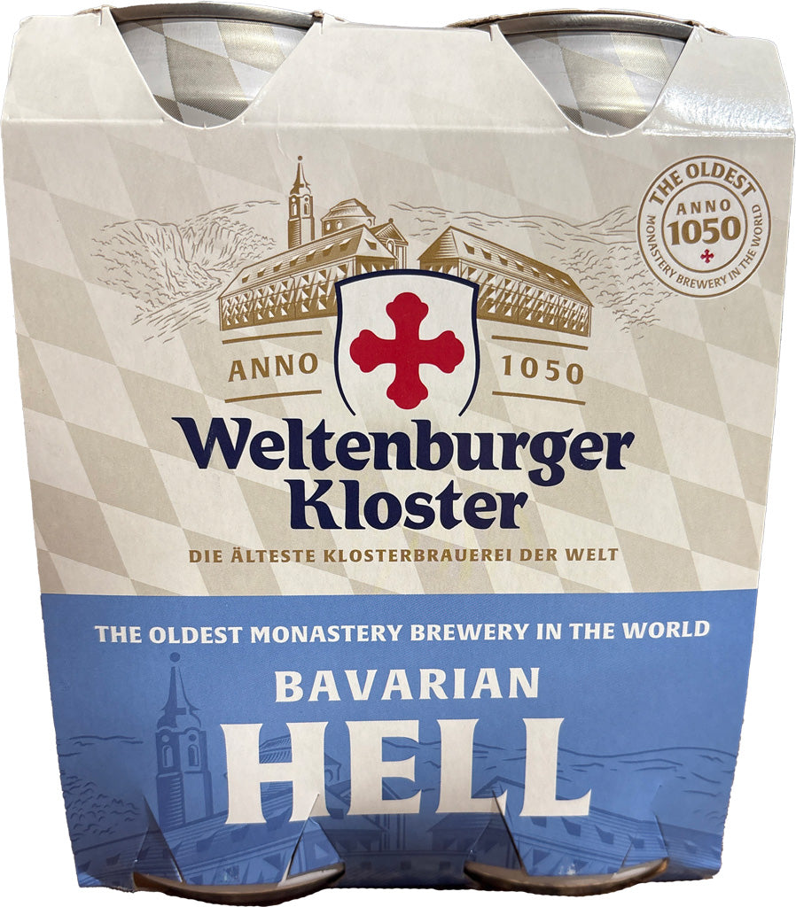 Weltenburger Kloster Hell 4pk Cans-0