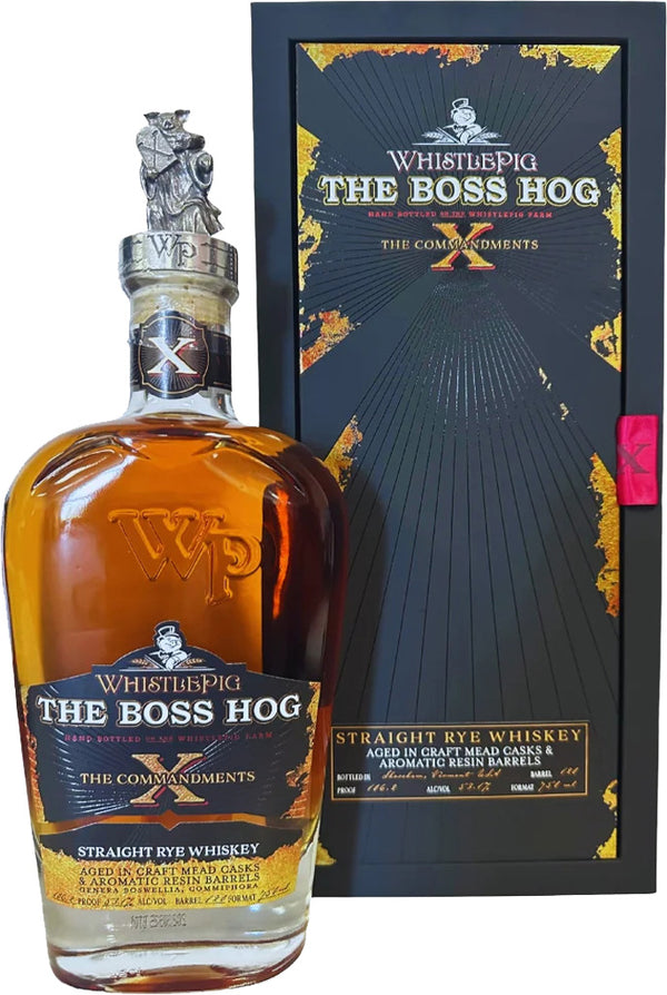 WhistlePig 'The Boss Hog The Commandments X' 750ml (Limit 1)