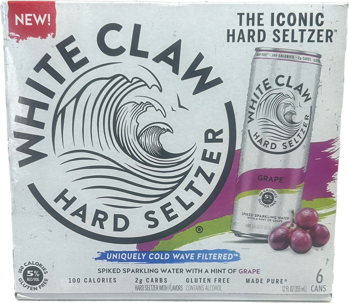 White Claw Grape 6pk Cans-0