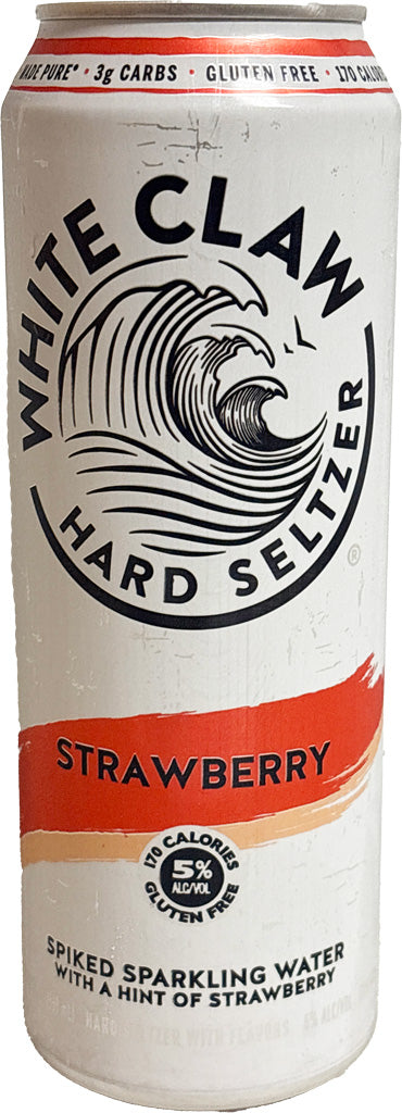 White Claw Strawberry 19.2oz Can-0
