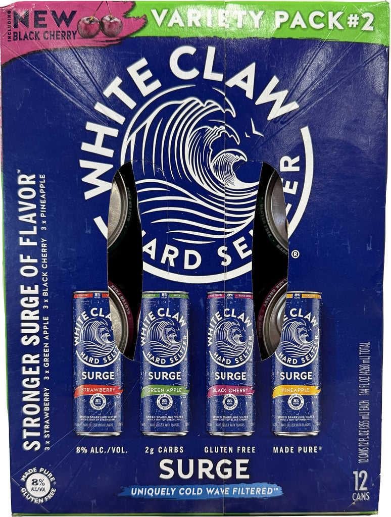 White Claw Surge #2 Variety Pack 12pk Cans-0