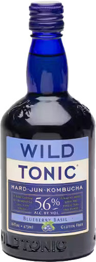 Wild Tonic Blueberry Basil Hard Kombucha 16oz Bottle-0