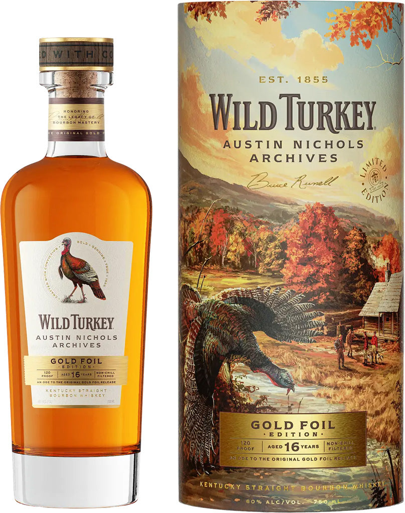 Wild Turkey Austin Nichols Archives Gold Foil Edition 16 Year Old Bourbon 750ml-0