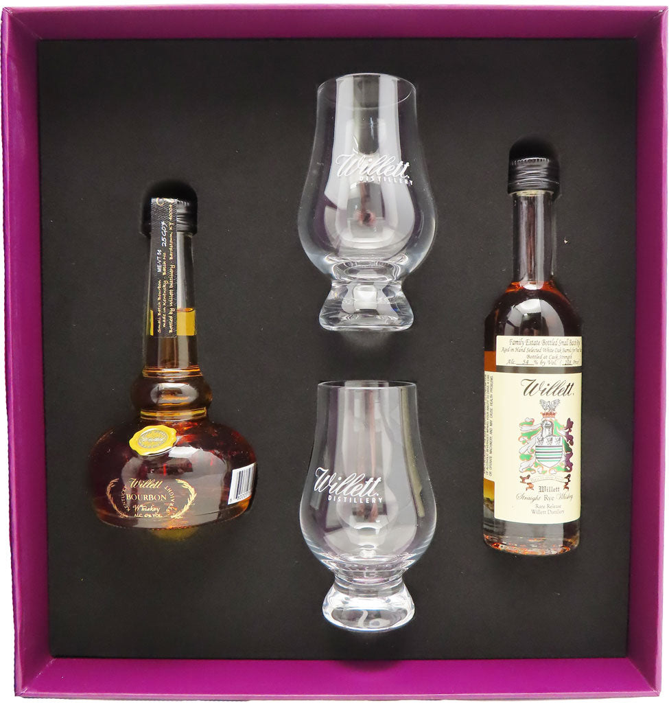 Willett Bourbon and Rye Mini Gift Set 2x50ml-0