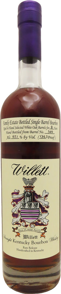 Willett Mission Exclusive Family Estate Single Barrel Bourbon 8 Year Old 134.2 Proof 750ml-0