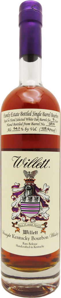 Willett Mission Exclusive Family Estate Single Barrel Bourbon 9 Year Old 128.4 Proof 750ml (Limit 1)