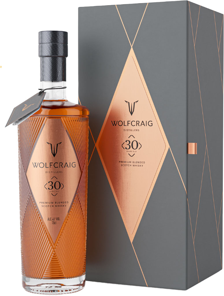Wolfcraig Distillers Premium Blended Scotch Whisky 30 Year Old 700ml-0