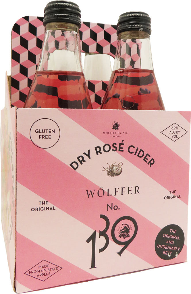 Wolffer Estate No.139 Dry Rose Cider 4pk-0