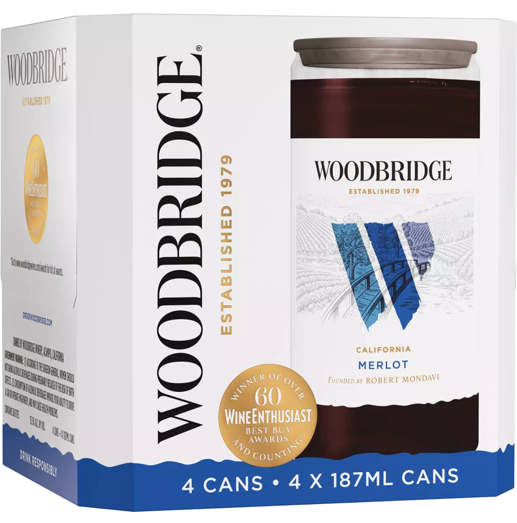 Woodbridge Merlot 187ml 4pk Can-0