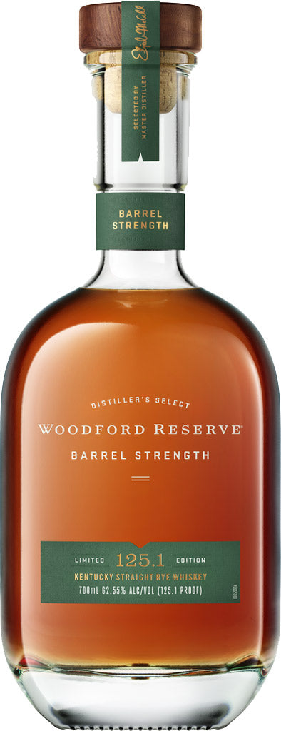 Woodford Reserve Barrel Strength Kentucky Rye Whiskey 125.1 Proof 700ml-0