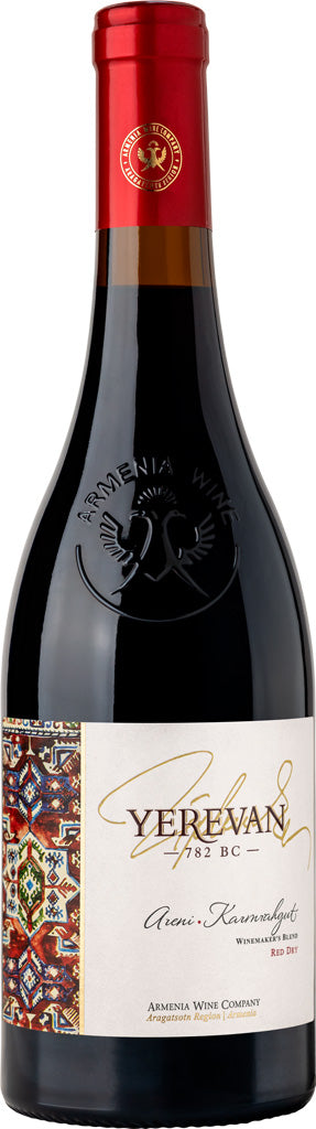 Yerevan Areni Karmrahyut Red Dry Wine 750ml-0