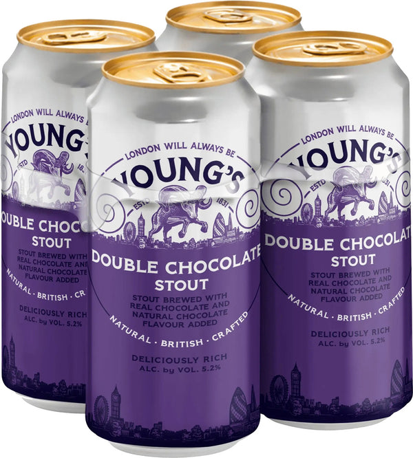 Young's Double Chocolate 4pk Cans