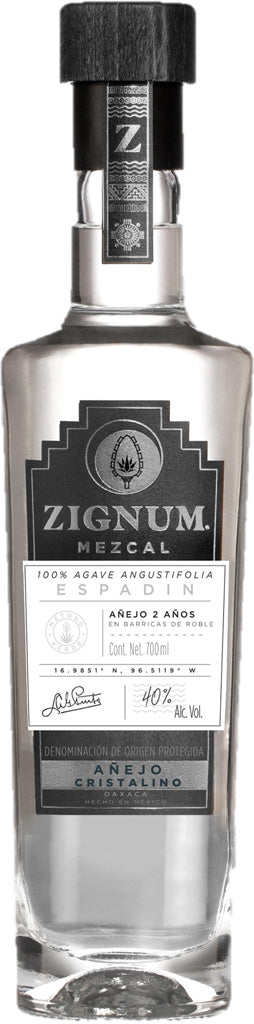Zignum Mezcal Anejo Cristalino 750ml
