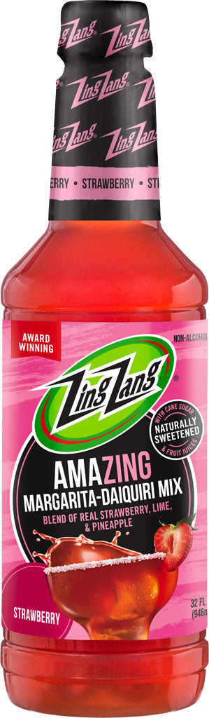 Zing Zang Strawberry Margarita Daiquiri Mix 32oz-0