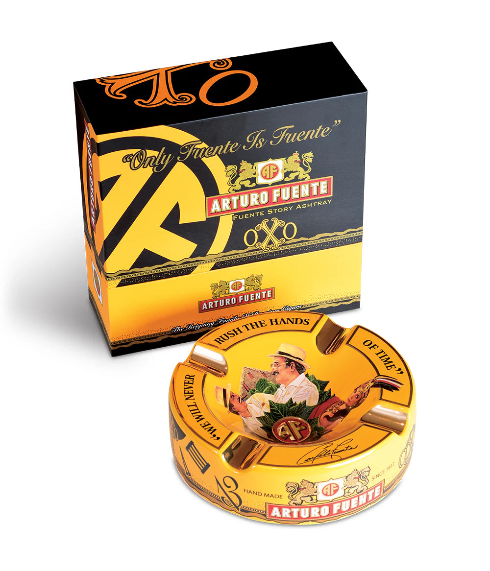 Arturo Fuente OPUS X Hands Of Time YELLOW Ashtray Featured Image