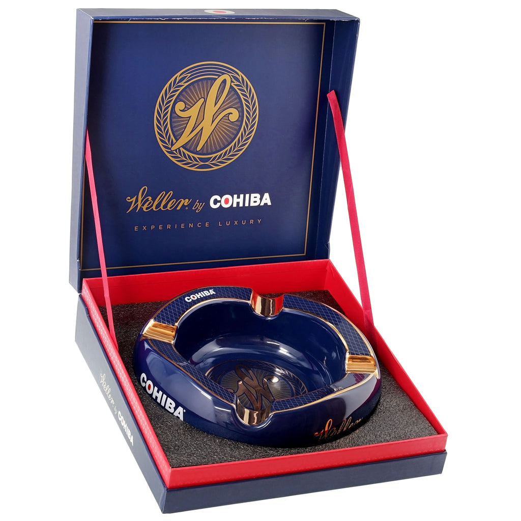 Weller By Cohiba Ashtray Blue Featured Image