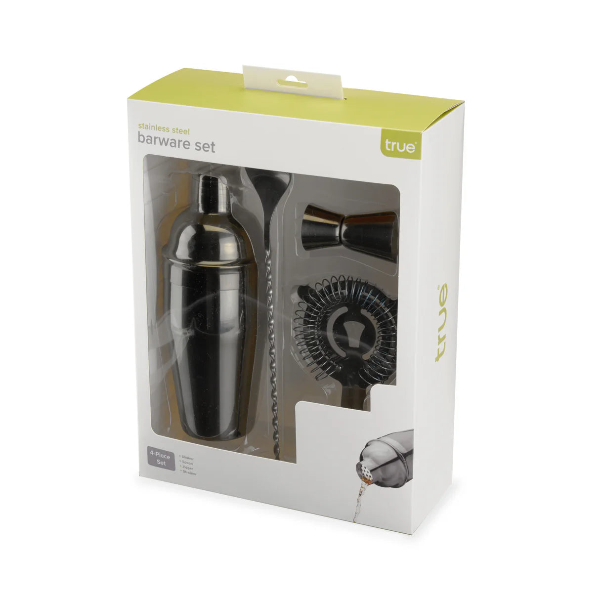 True Gunmetal Black Barware Set-1