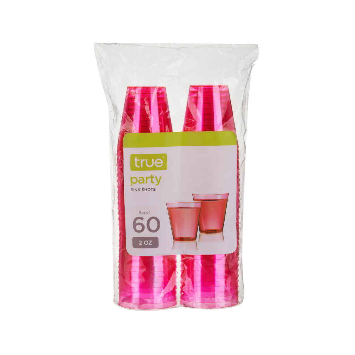 Pink Disposable Plastic Shot Glasses-1