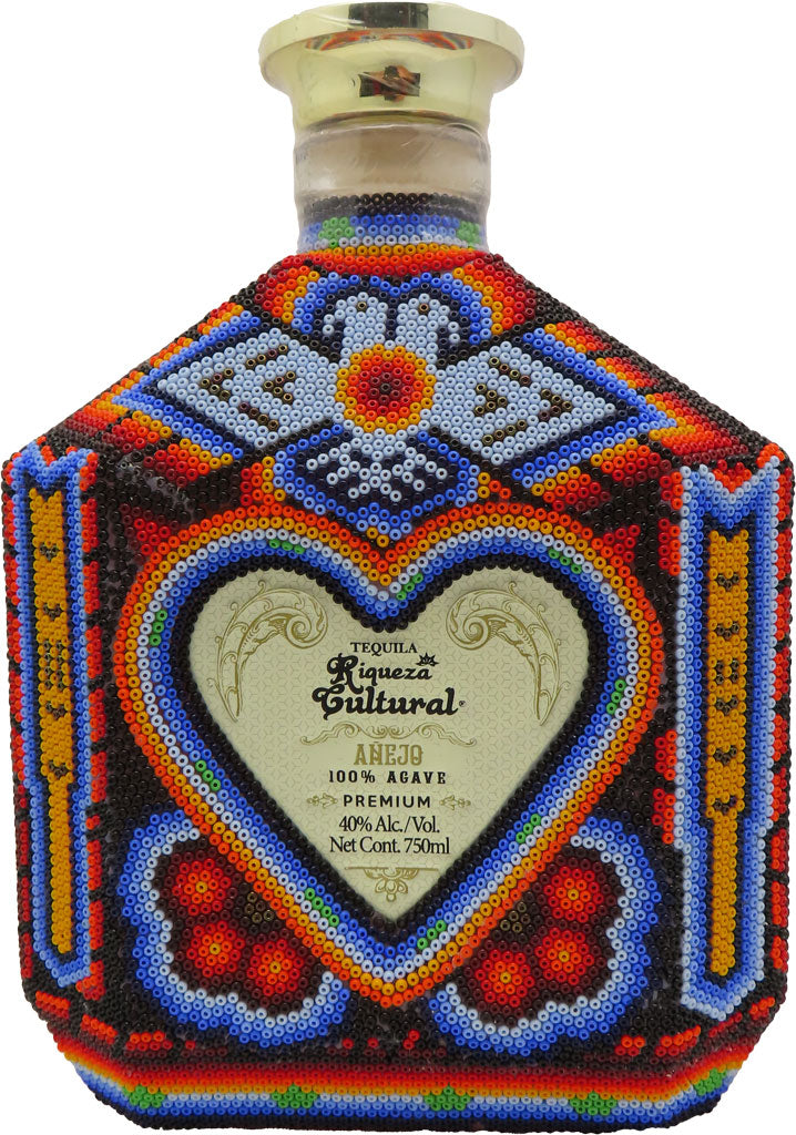 Riqueza Cultural Tequila Anejo Corazon Huichol 750ml-0