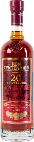 Ron Centenario Rum Fundacion 20 Aniversario 750ml – Mission Wine & Spirits