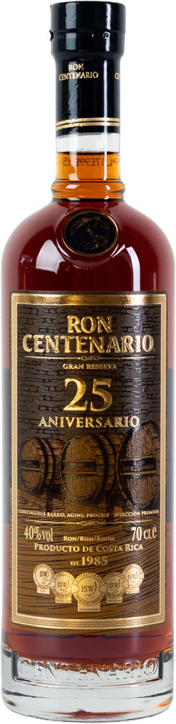 Ron Centenario Rum Gran Reserva 25 Aniversario 750ml