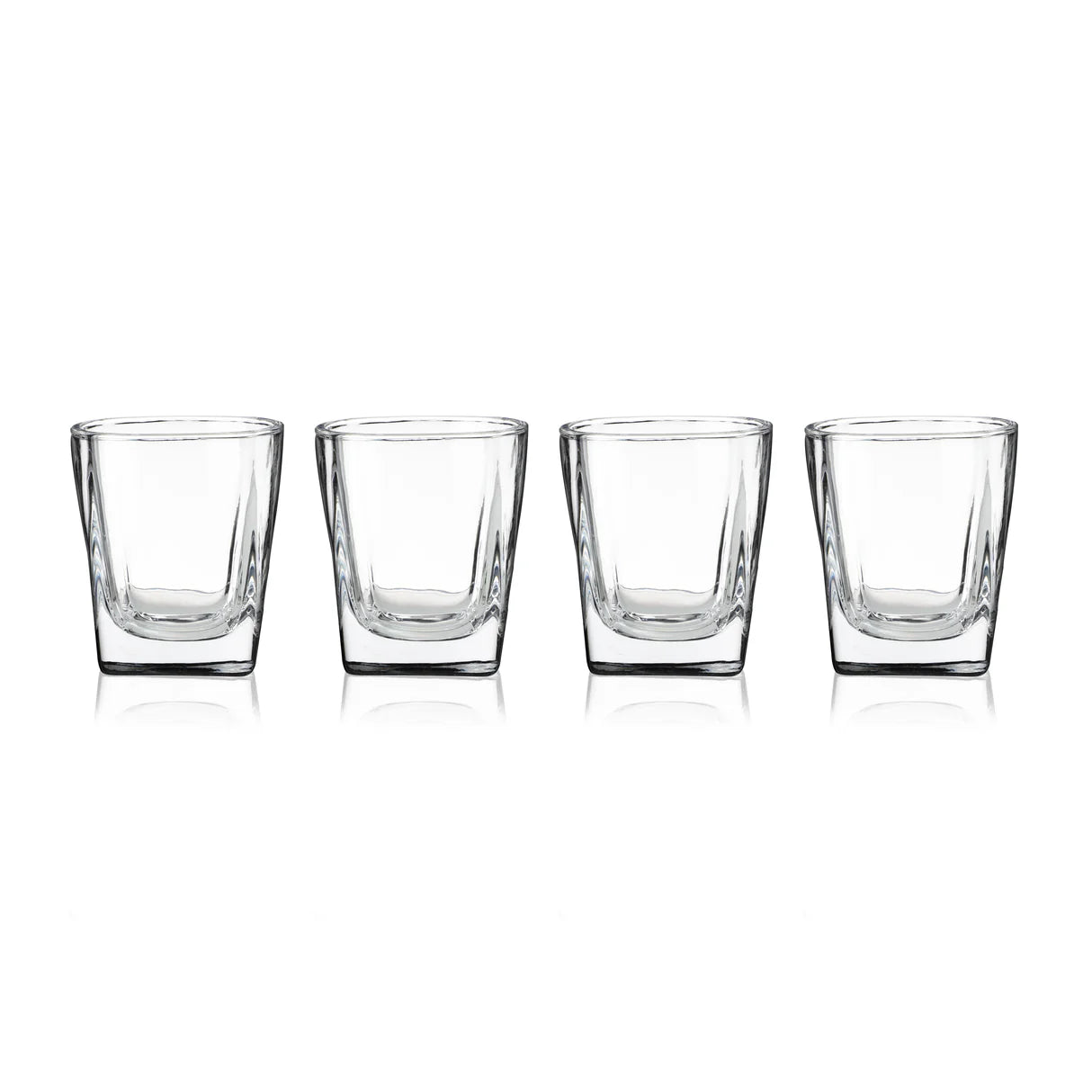 True Square Shot Glass 4pk-0