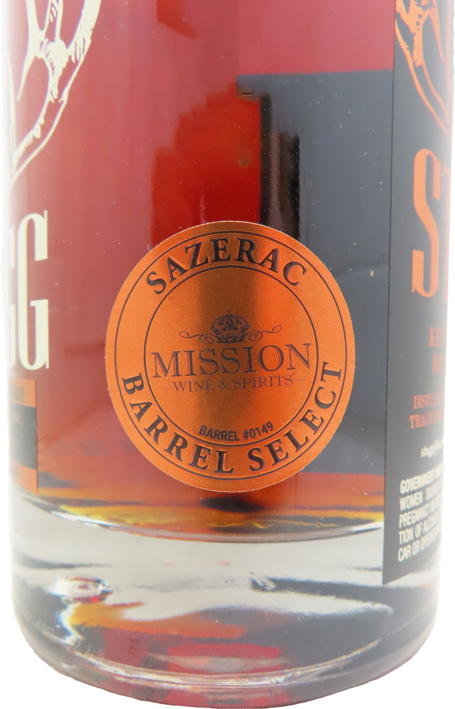 Stagg Jr. Mission Exclusive Barrel Proof Kentucky Bourbon 133 Proof 750ml-1